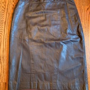 Vintage Arlando soft leather skirt